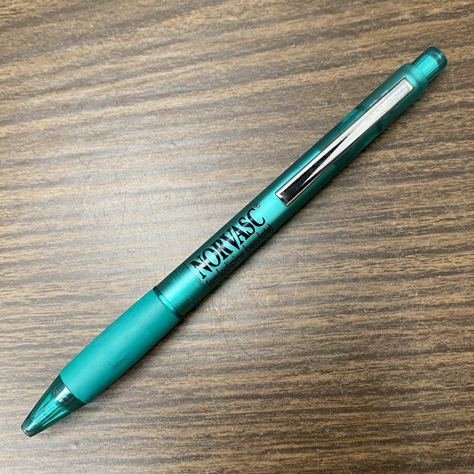 VTG Pharmaceutical Advertising NORVASC Amlodipine Besylate RX Drug Rep Click Pen