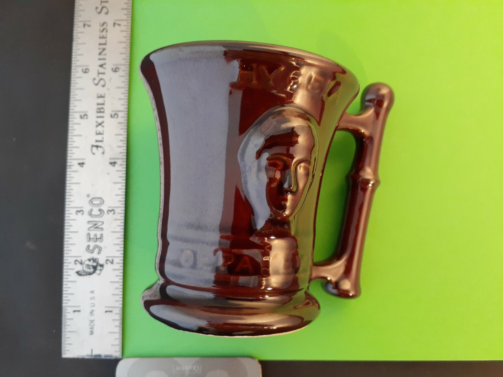 Vintage Brown Hygeia RX Coffee Mug