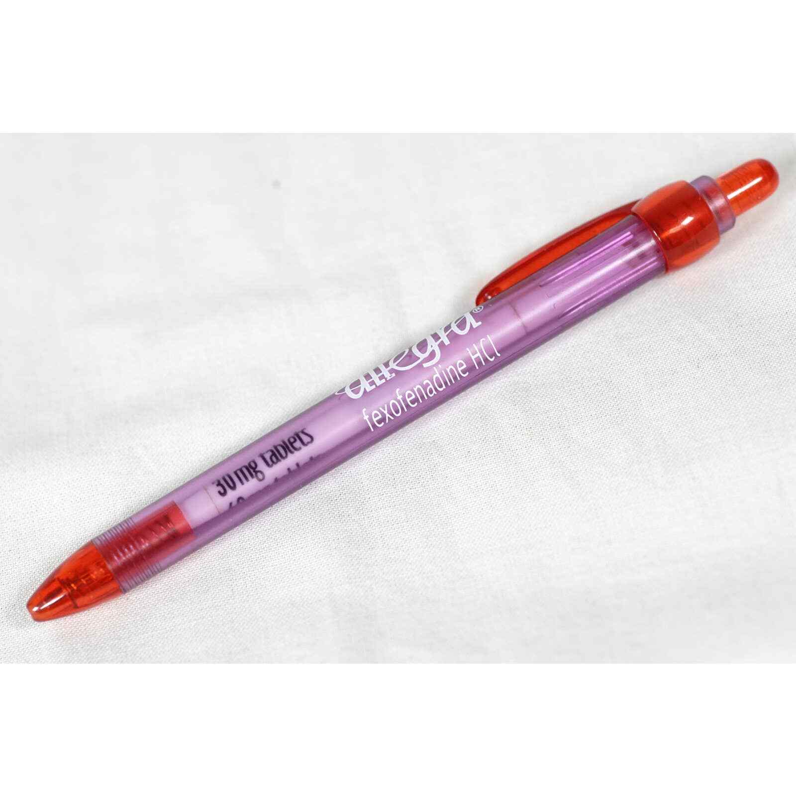 Allegra Fexofenadine HCI Vintage Advertising Rep Drug Rollerball Pen