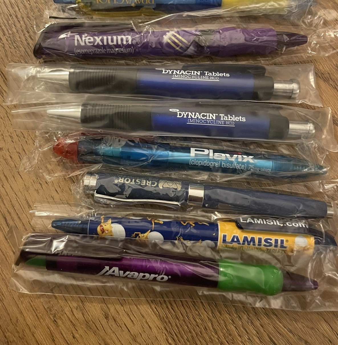 Lot 23 Pharmaceutical Drug Rep Pens! All Different! Lamisil Nexium
