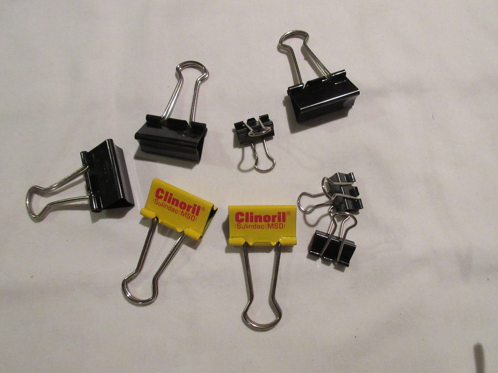 Pharmacy, Rx, Mixed Lot Binder Clips , Lot of 25