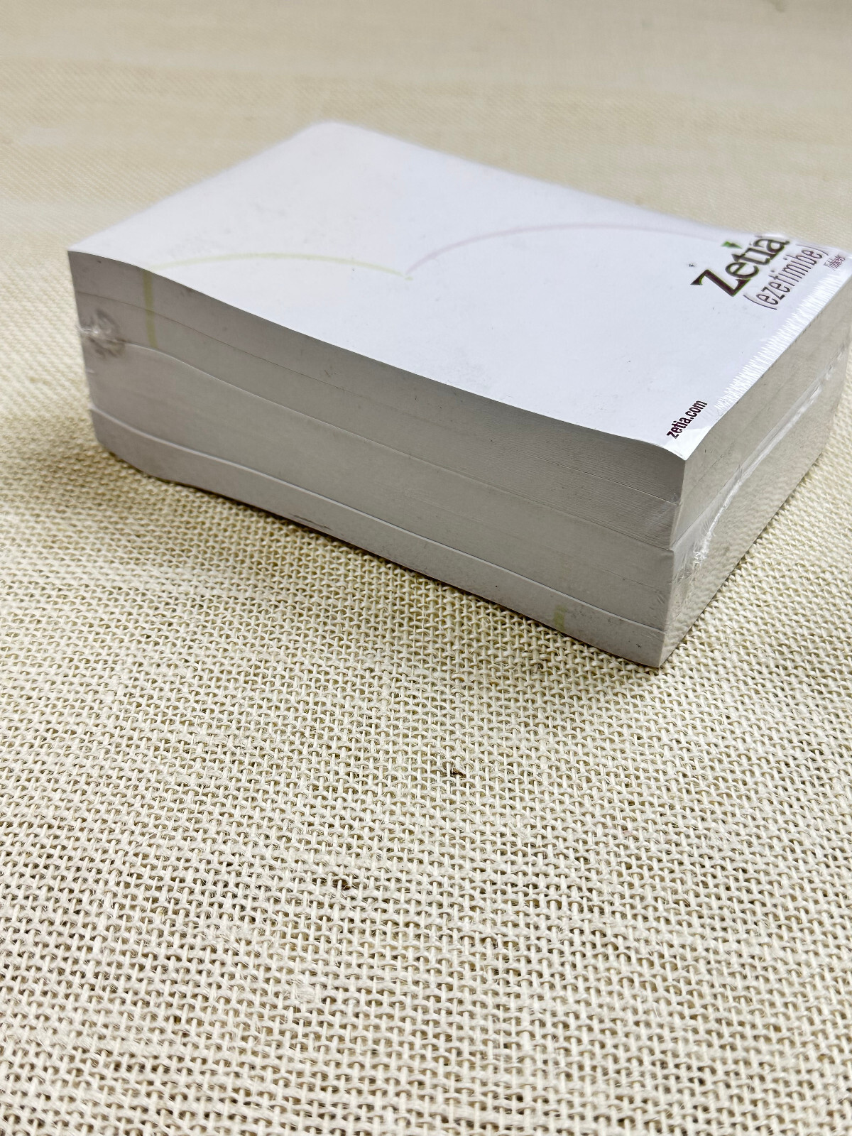 ZETIA DRUG REP PHARMACEUTICAL SEALED PADS PAPER – 5 PADS – UNOPENED