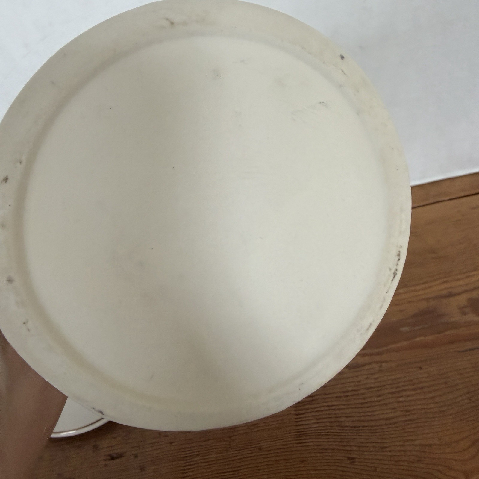 Vintage Ceramic Apothecary Jar Mentha Spicata (Spearmint) 9” Tall With Lid