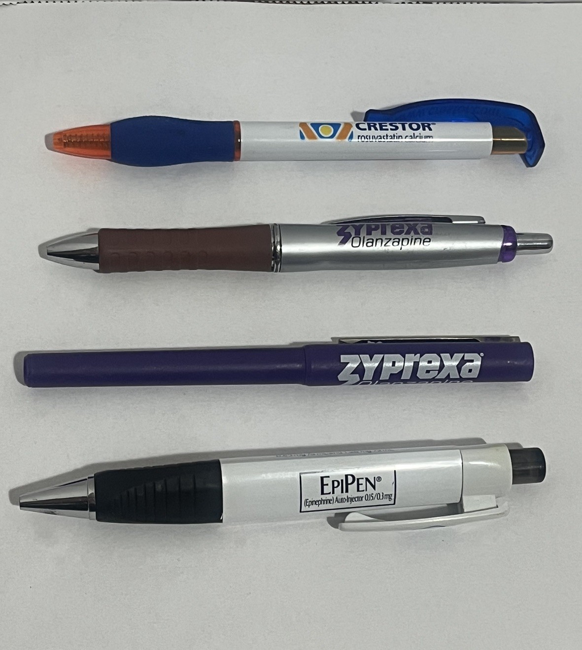 Advertising Drug Rep Pens Lot Of 4