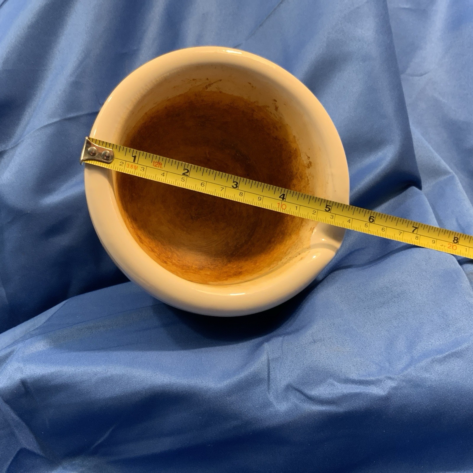 Vintage Coors Mortar #14 & Pestle 52015 Huge Heavy White Ceramic Porcelain 4.4lb