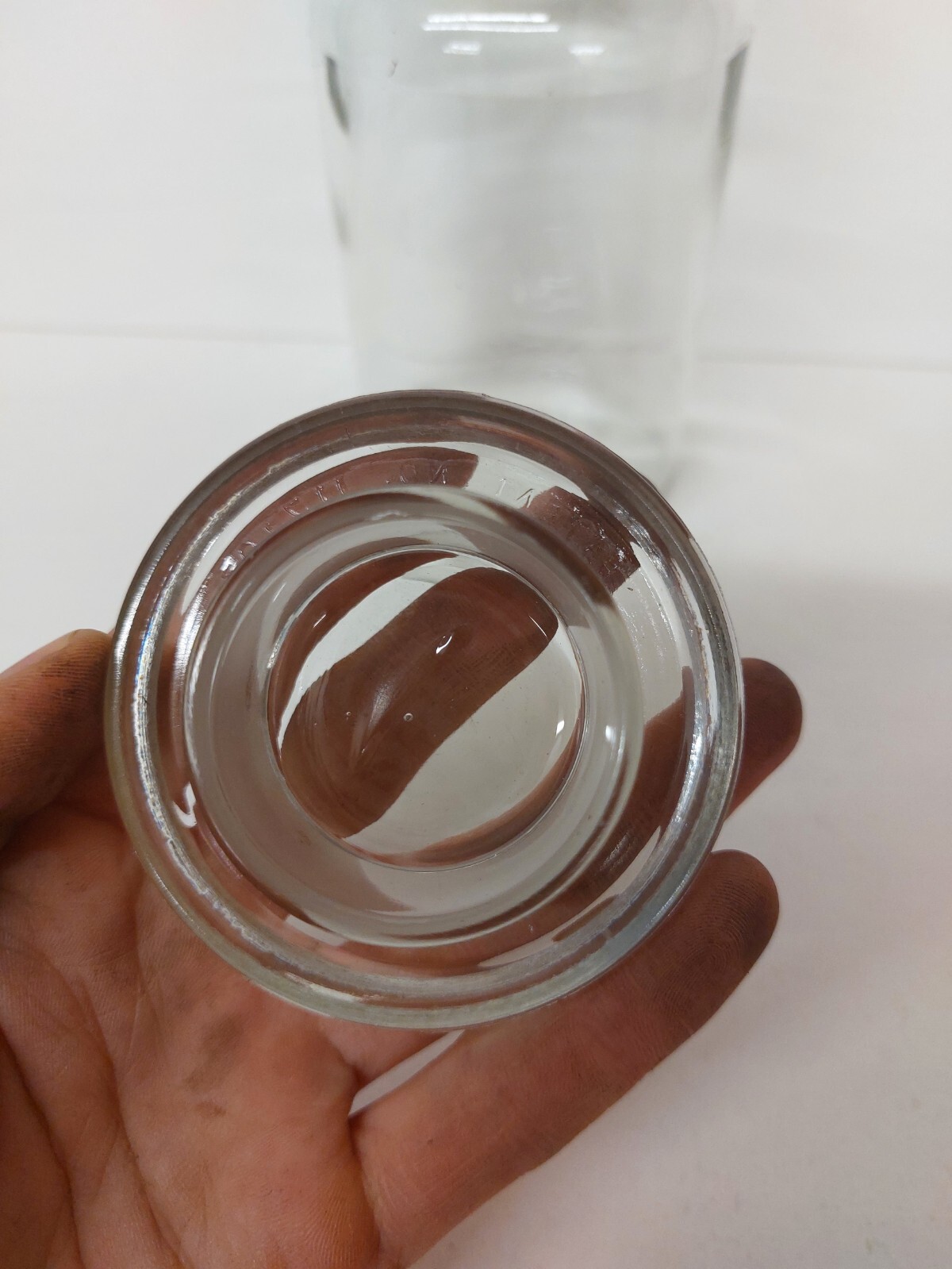 Antique Glass Pharmacy Chemist Apothecary Science Bottle With Stopper