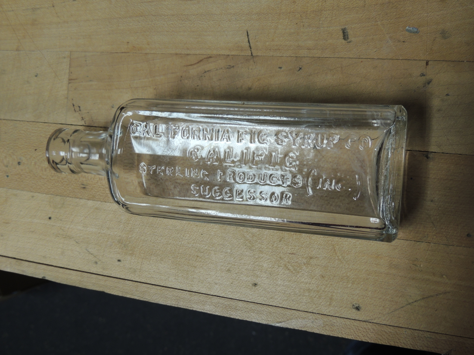 Nice Califig California Fig Syrup Glass Bottle