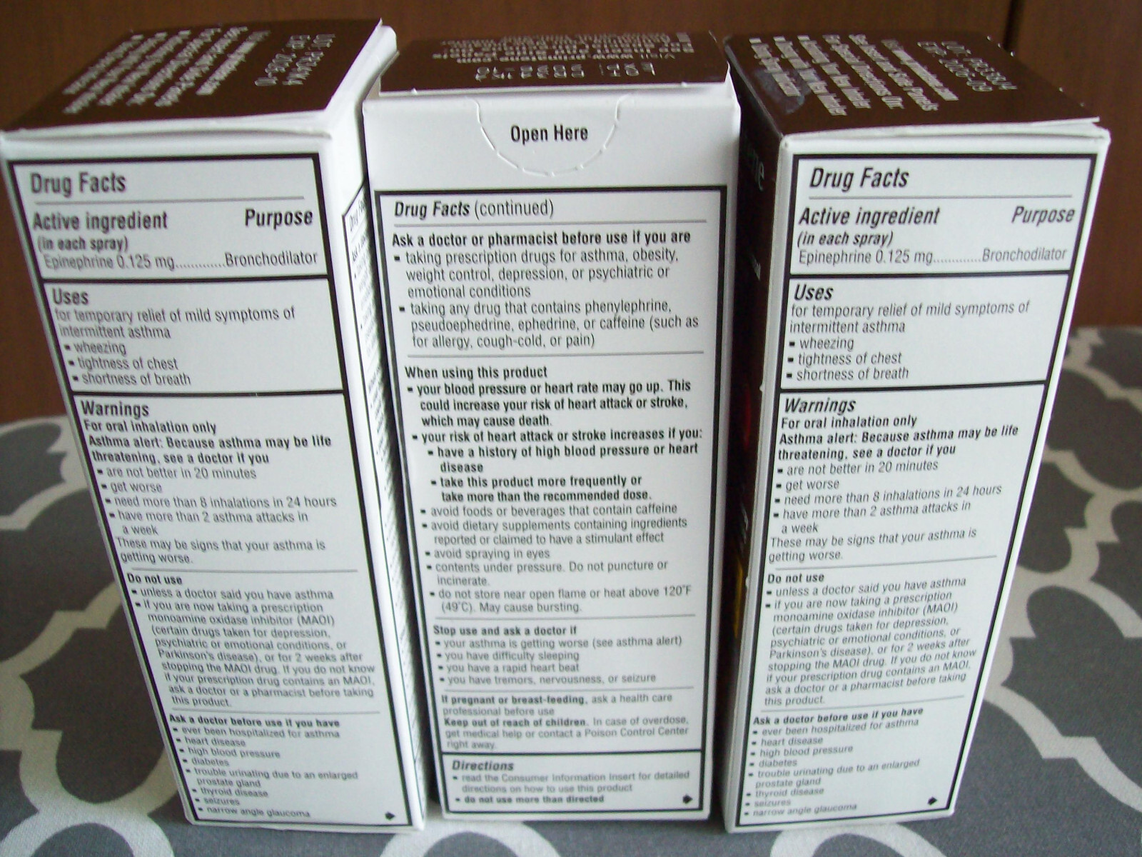 Primatene Mist 3 Epinephrine Inhalation Aerosol Spray 160 Sprays Exp: 05/2027