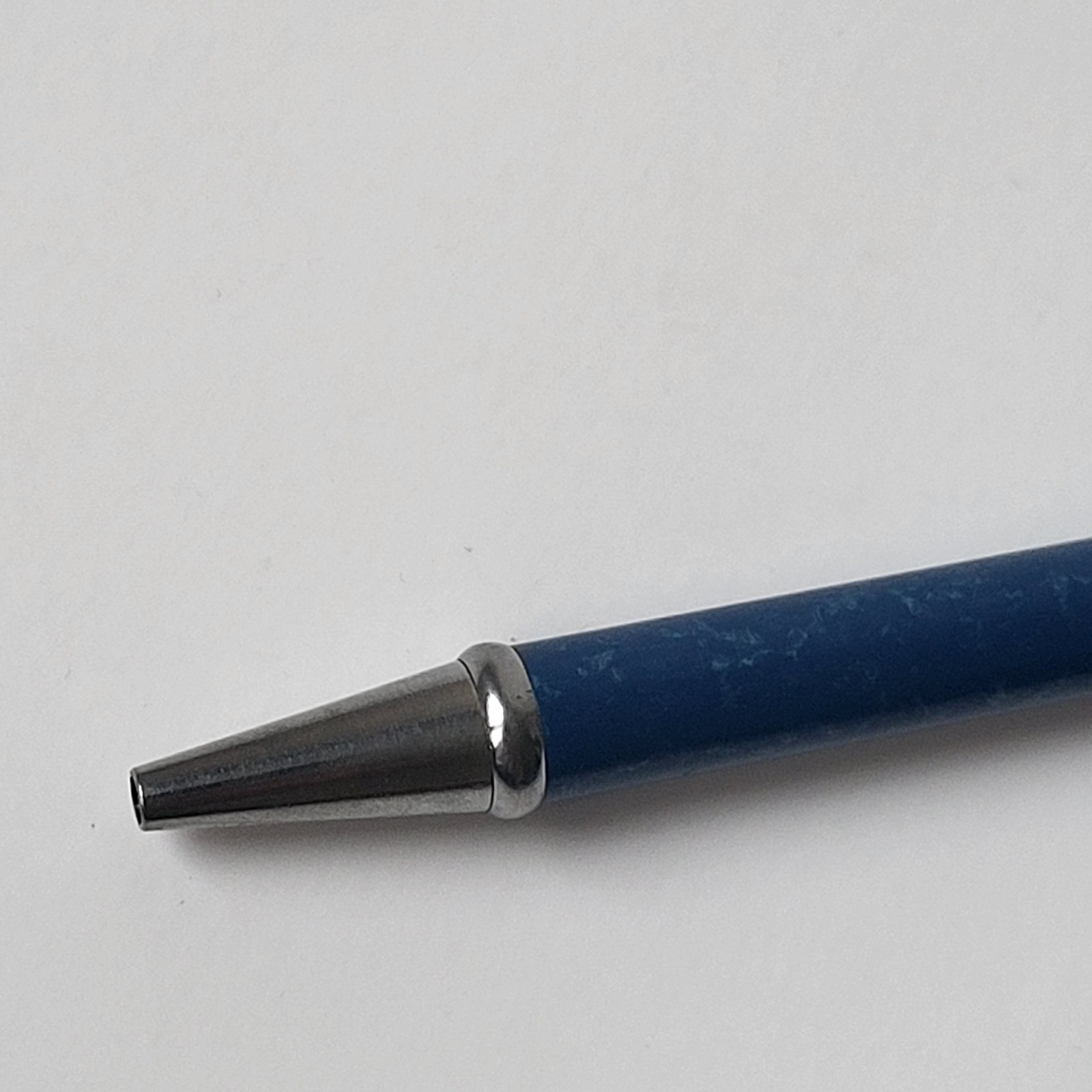 Zyrtec Blue Silver Heavy Metal Medical Drug Rep Pharmaceutical Pen Collectible
