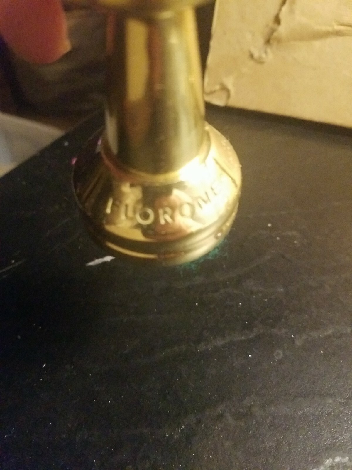 Brass Chess Piece Engraved FLORONE