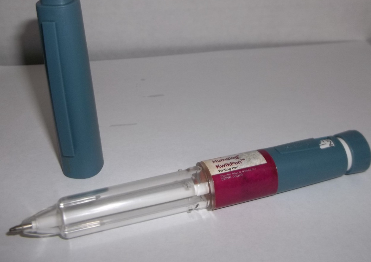 Humalog Kwik Pen Promotional Plastic Pen– Pharma Advertising Writing Pen