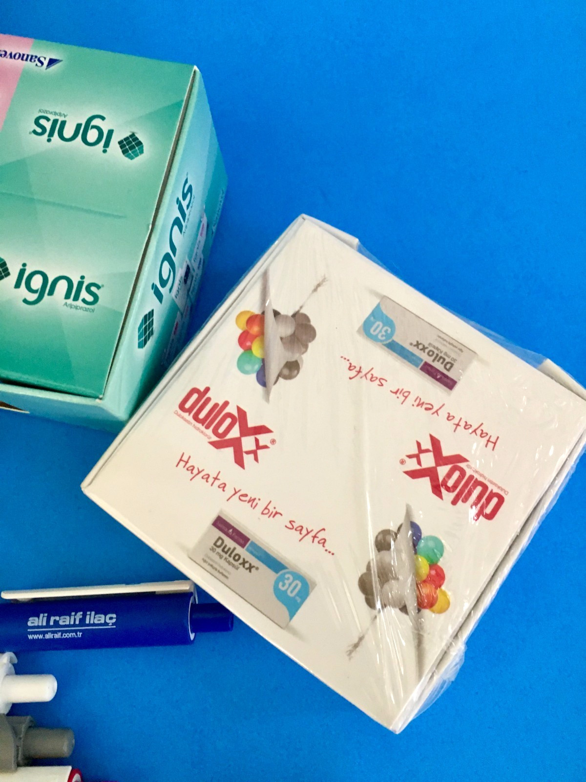 Lot of Pharmaceutical Promo Pens & Paper Pads from Turkey- Aripa, Relixan & More