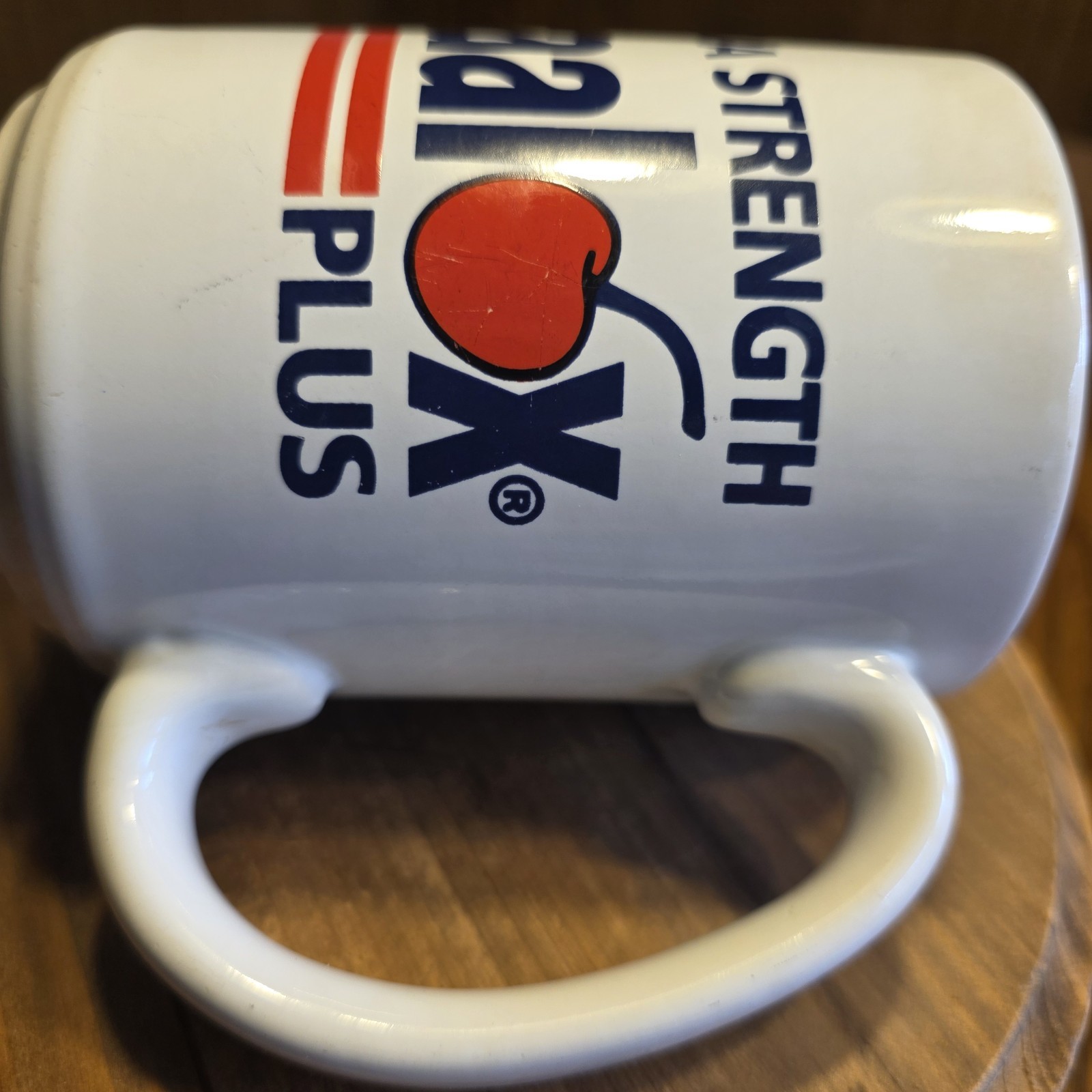 VTG Maalox Plus Ceramic Mug Cup Pharmacy Medical Advertising Made In England