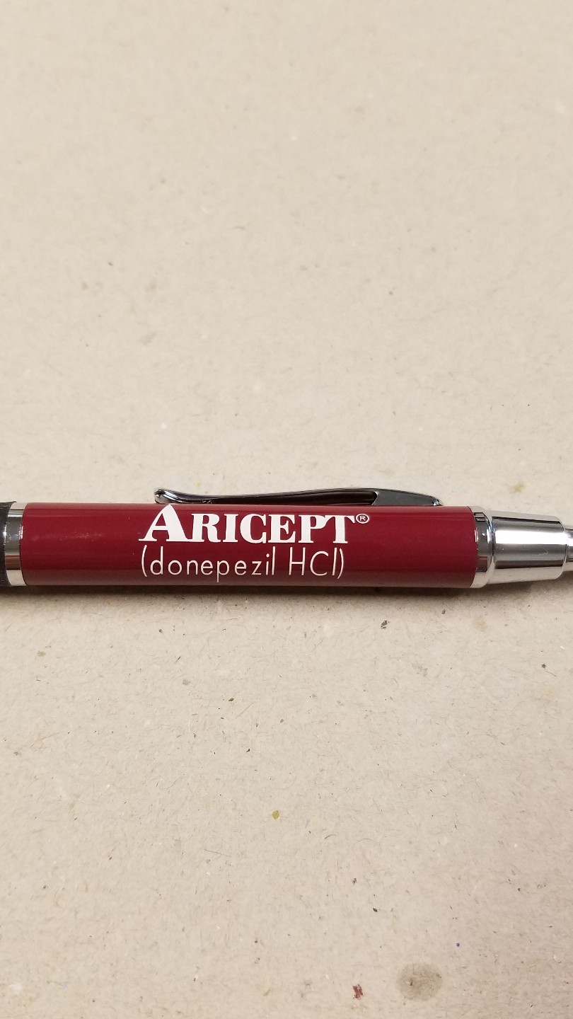 pharmaceutical pens new. All metal Aricept pen