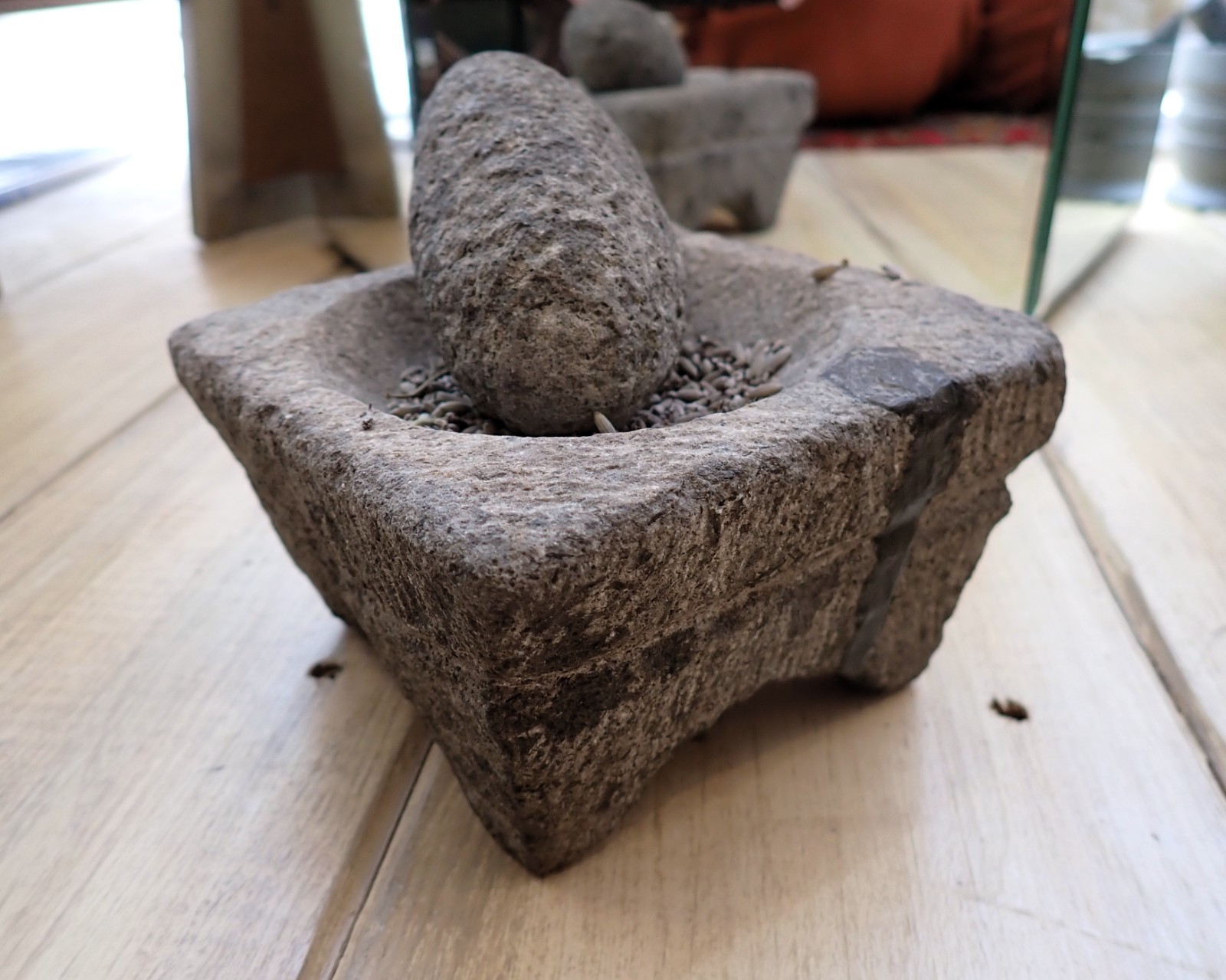 Mapuche Stone Mortar Pestle Tranantrapiwe Chile Argentina Old Rare Trananchadiwe