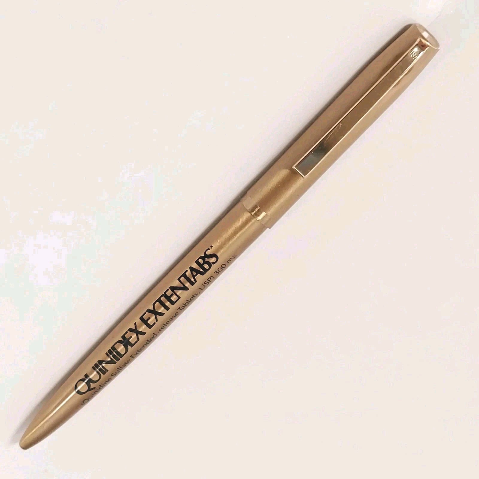 Vintage Pharmaceutical Drug Rep Pen “Quinidex Extentabs”