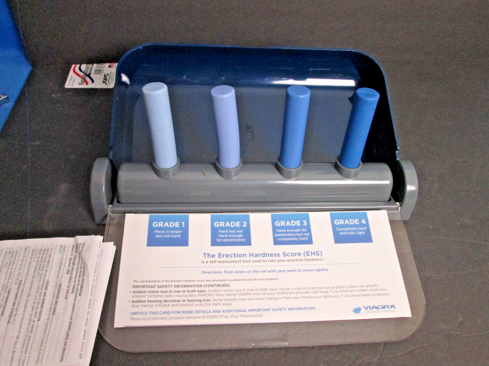 RARE VIAGRA Drug Rep Medical Display Big Pharma Penile ED erection assessment