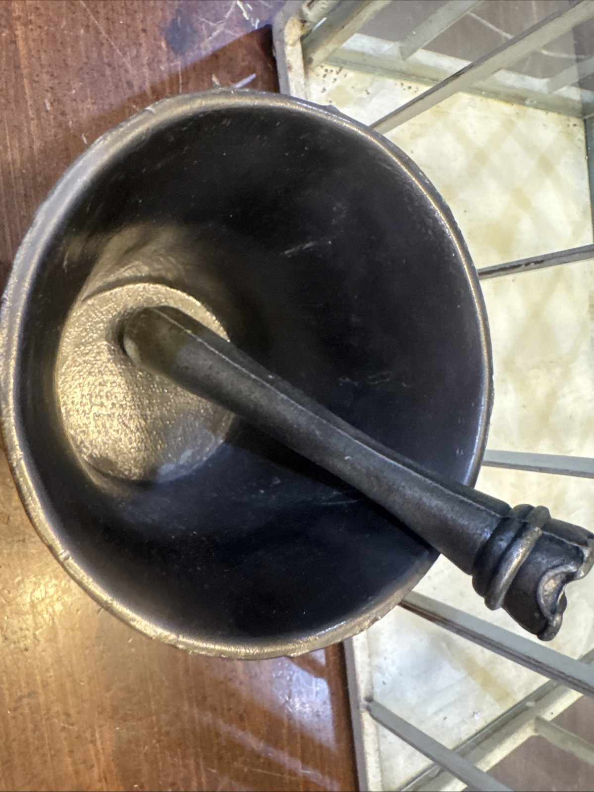 Vtg Mortar And Pestle Pharmacist Latin Apothecary Pharmacy