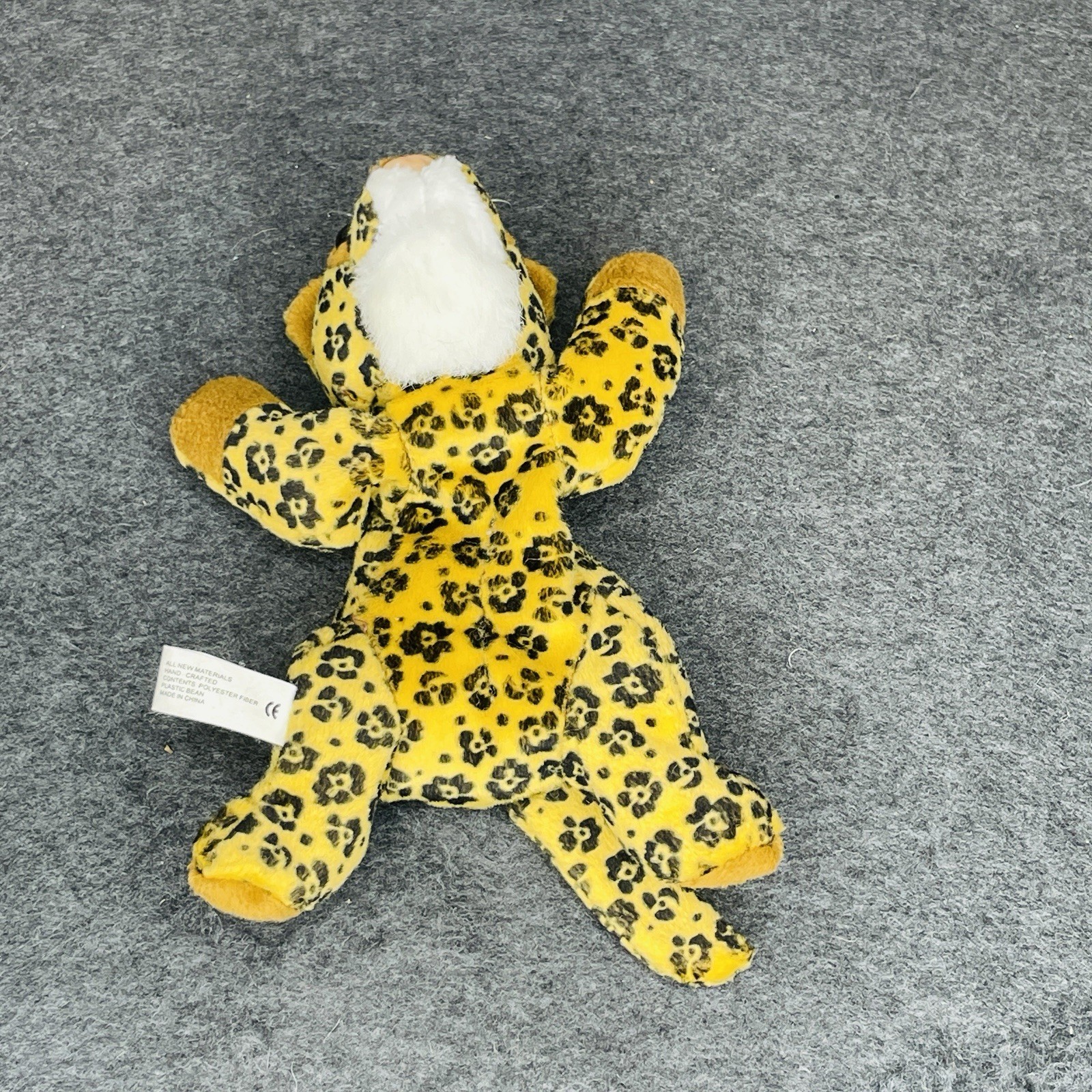 Vintage Vicoprofen Leopard Bean Bag Plush Pharmaceutical Drug Rep Advertisement