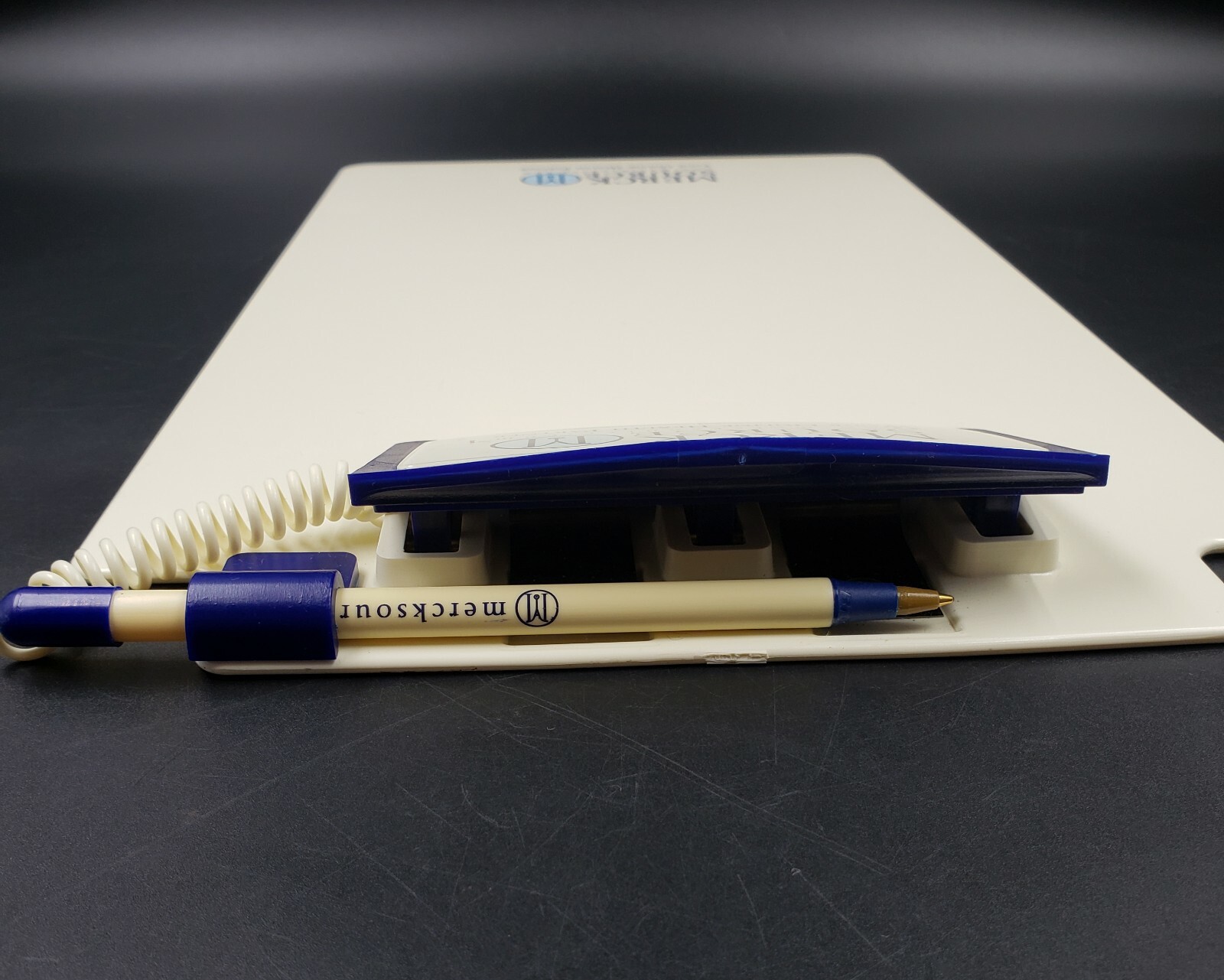 Pharma Medical Advertising Lot of 3 Long Clipboard & Notepad Merck Source Online