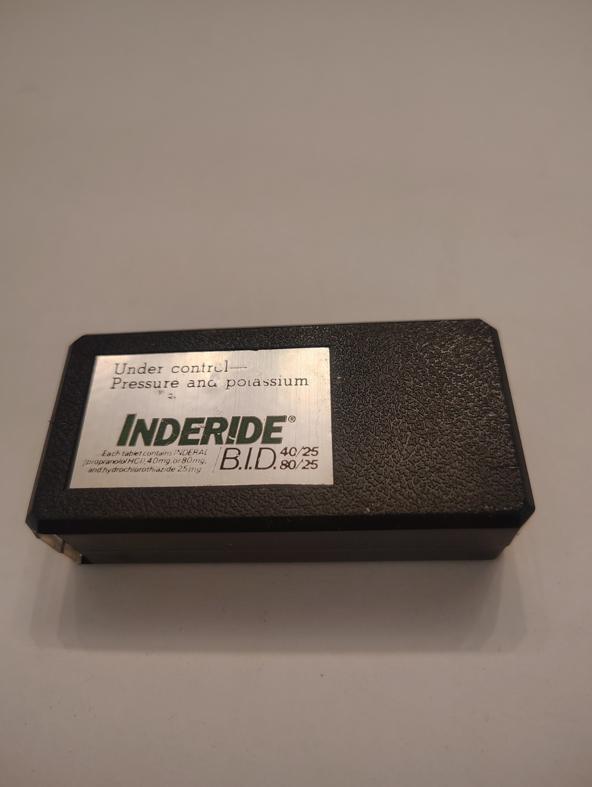 Rare Inderide promotional Magnifying Set distributed by pharmaceutical reps