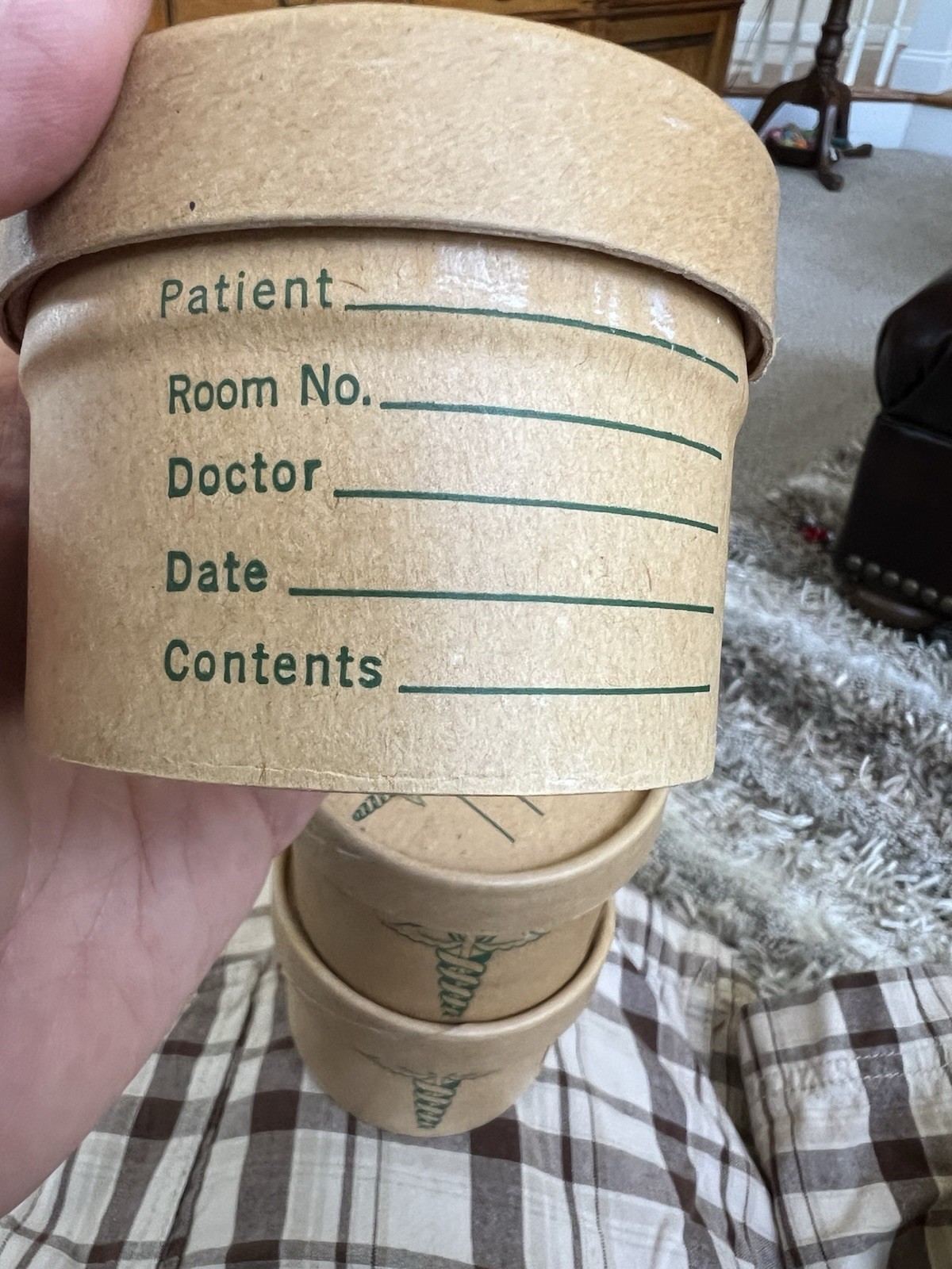 Lot of 3 Vintage Cardboard Apothecary / Medical Sample Boxes with Original Lids