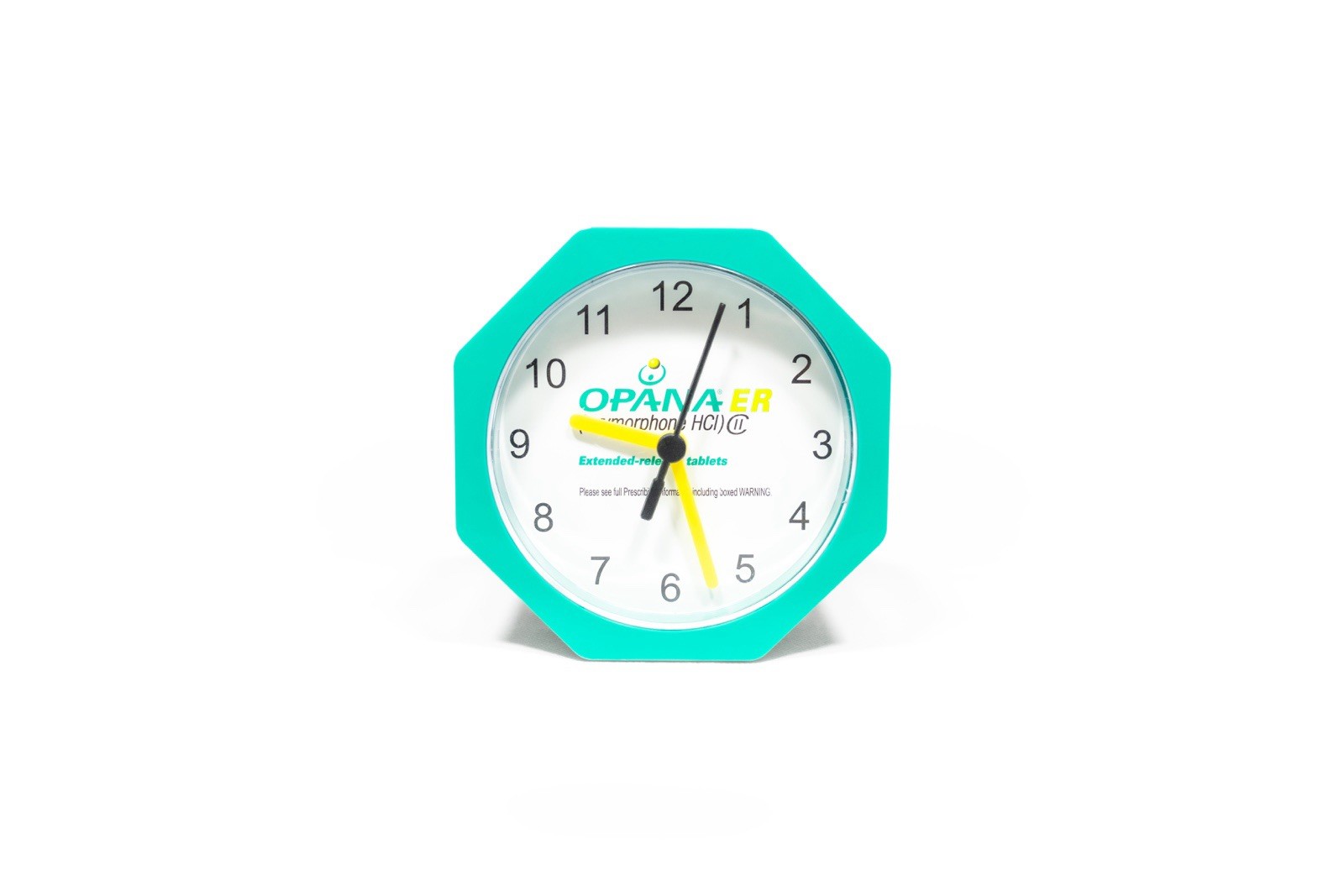 OPANA ER Oxymorphone CLOCK Pen Holder Drug Rep Pharmaceutical Promo CII Narcotic