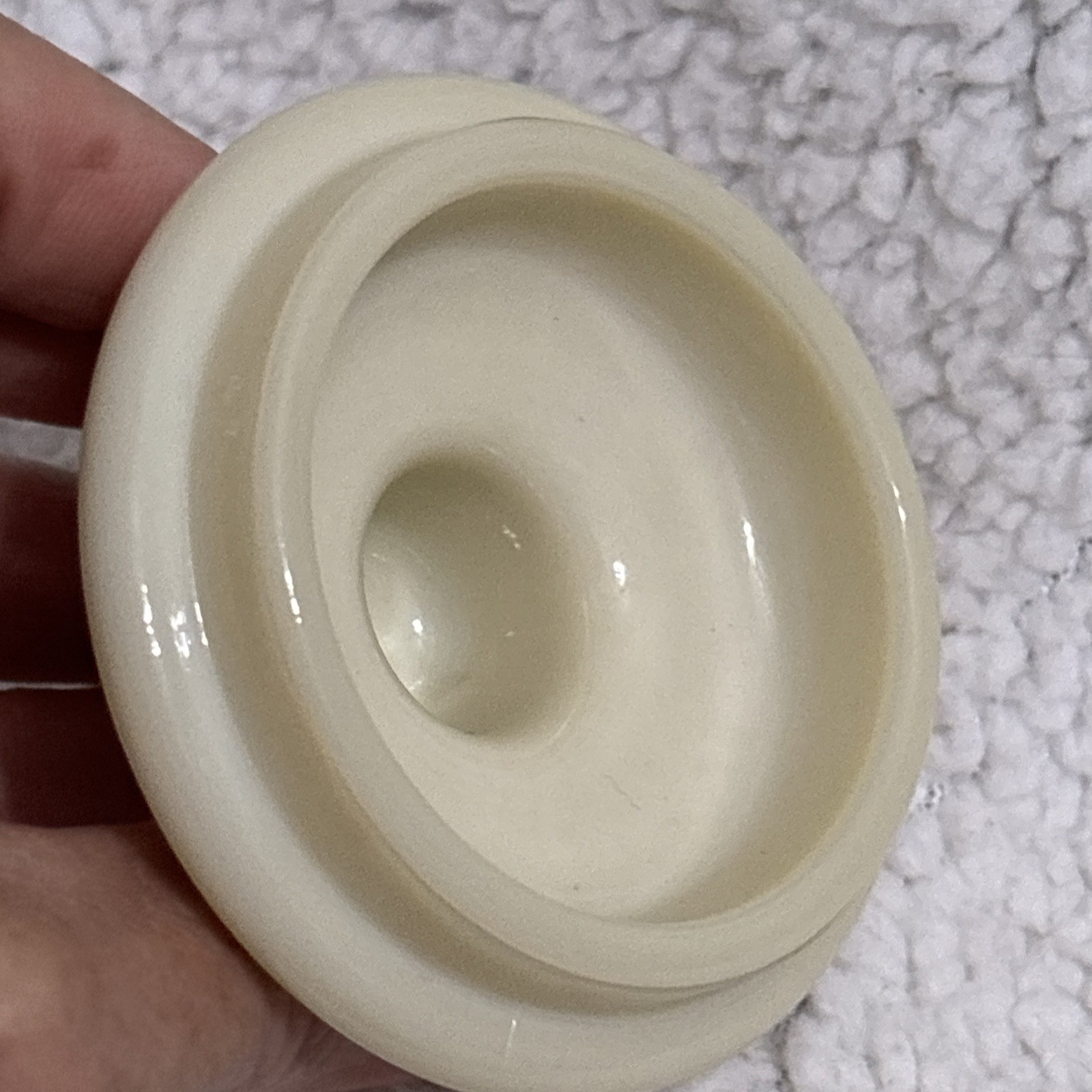 Darvon COMPOUND-65 Vintage Apothecary Pharmaceutical Milk Glass Jar with Lid