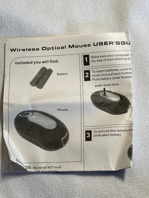 Symbicort Wireless Optical Mini-Mouse- Rare- COLLECTIBLE- NEW in BOX-Last One!