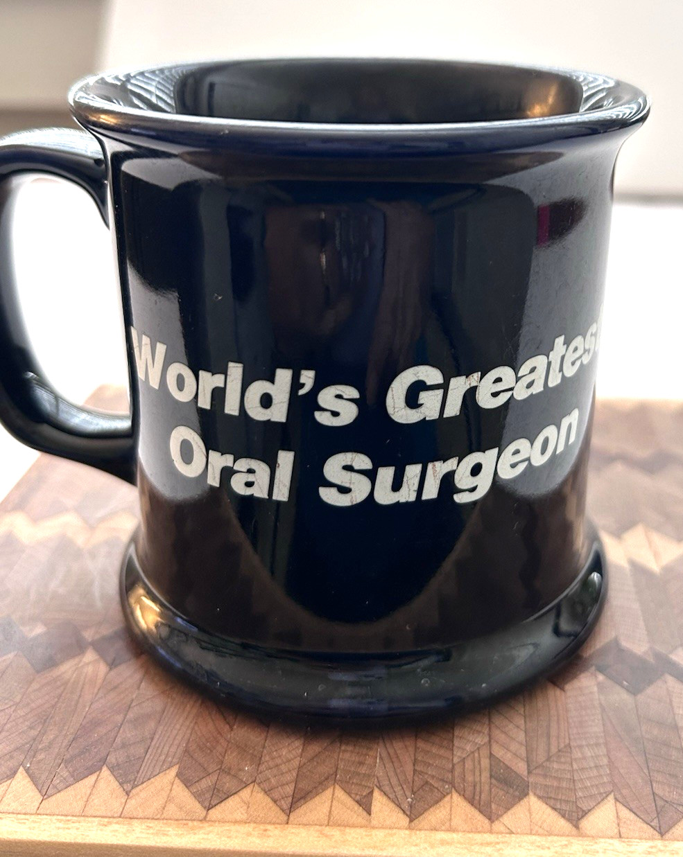 Esgic c/Codeine “World’s Greatest Oral Surgeon” Mug Navy Blue Galaxy VIP Coll