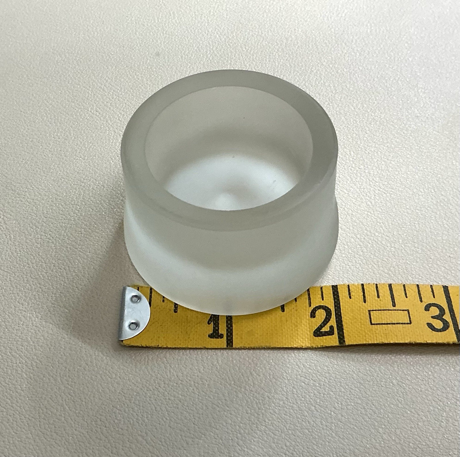 Dental Mortar & Pestle Frosted Glass Military Surplus 1950s+ Mix Cement Fillings