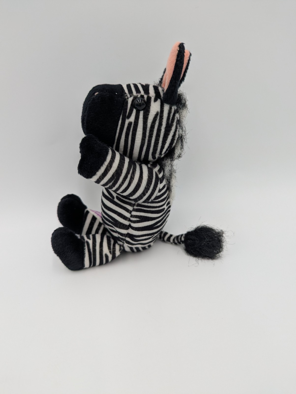 VTG Zebra Plush Advertising Drug Rep Pharma Stuffed Animal Zithro Pfizer 1999
