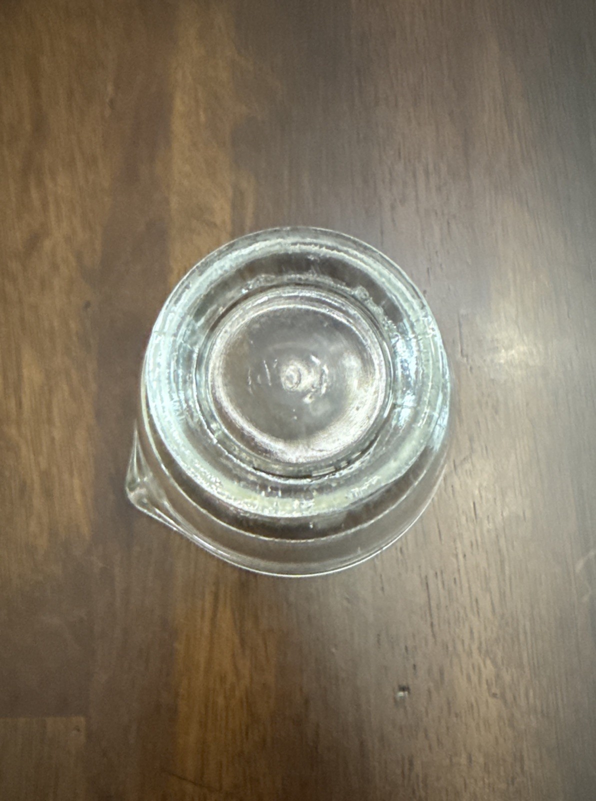 Vintage Glass Mortar and Pestle Set Apothecary Pharmacy 4 oz Spout Mid-Century