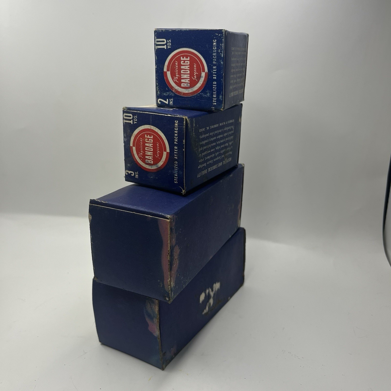 Vintage Medical Lot of 15 Items – Bottles Boxes Tins Swabs – Bay’s, Parke Davis