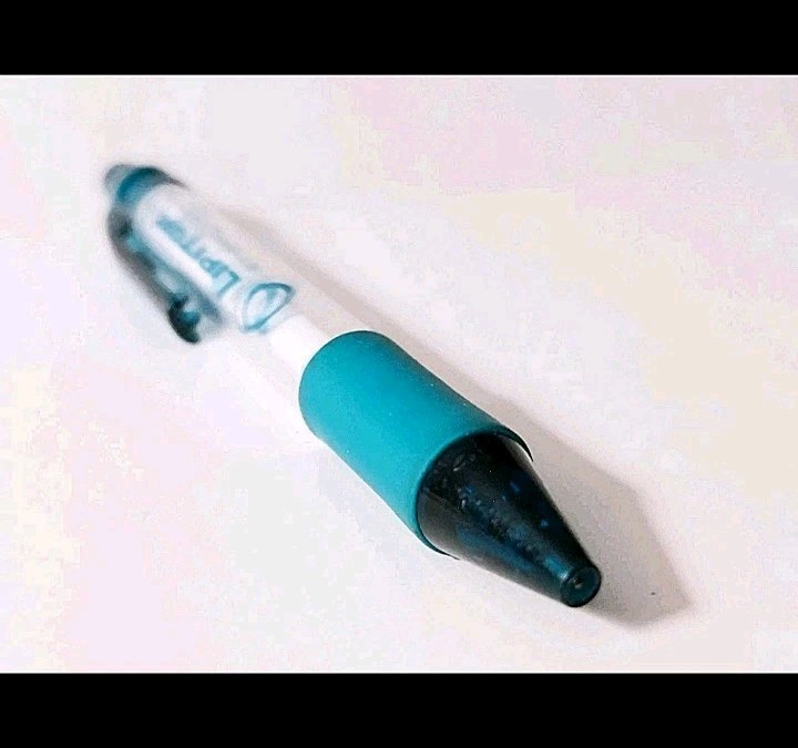 Vintage Pfizer Lipitor Translucent Teal Click Ballpoint Pen Drug Rep Pharmacy