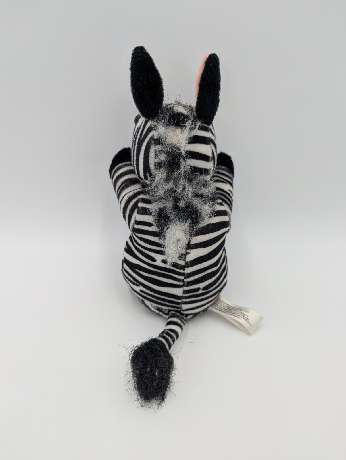 VTG Zebra Plush Advertising Drug Rep Pharma Stuffed Animal Zithro Pfizer 1999