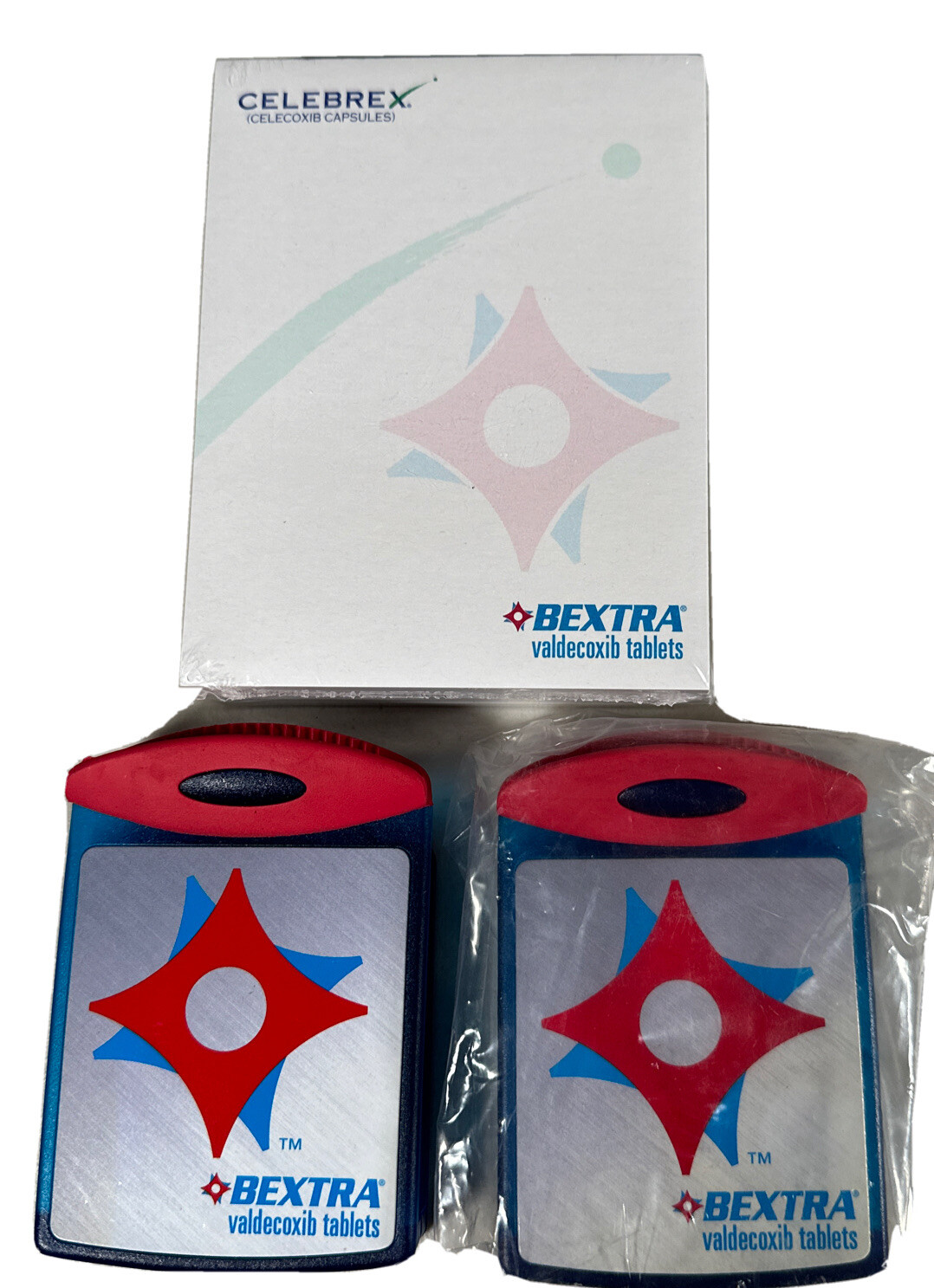 Celebrex Bextra Pharmaceutical Drug Rep Pack Of 5 Note Pads, 2 Magnet Clips Lot