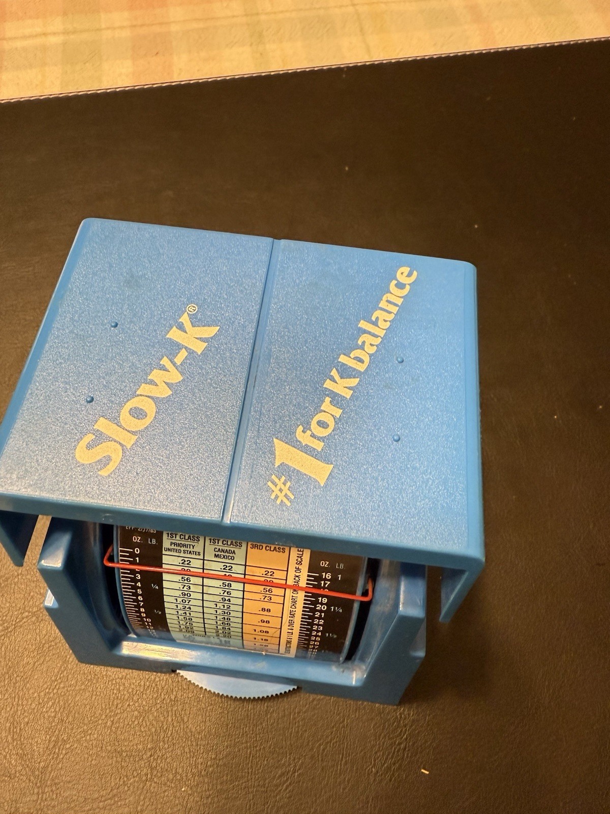 Vintage Park Sherman Postal Scale “Slow-K Potassium Chloride” CIBA Promo 1980