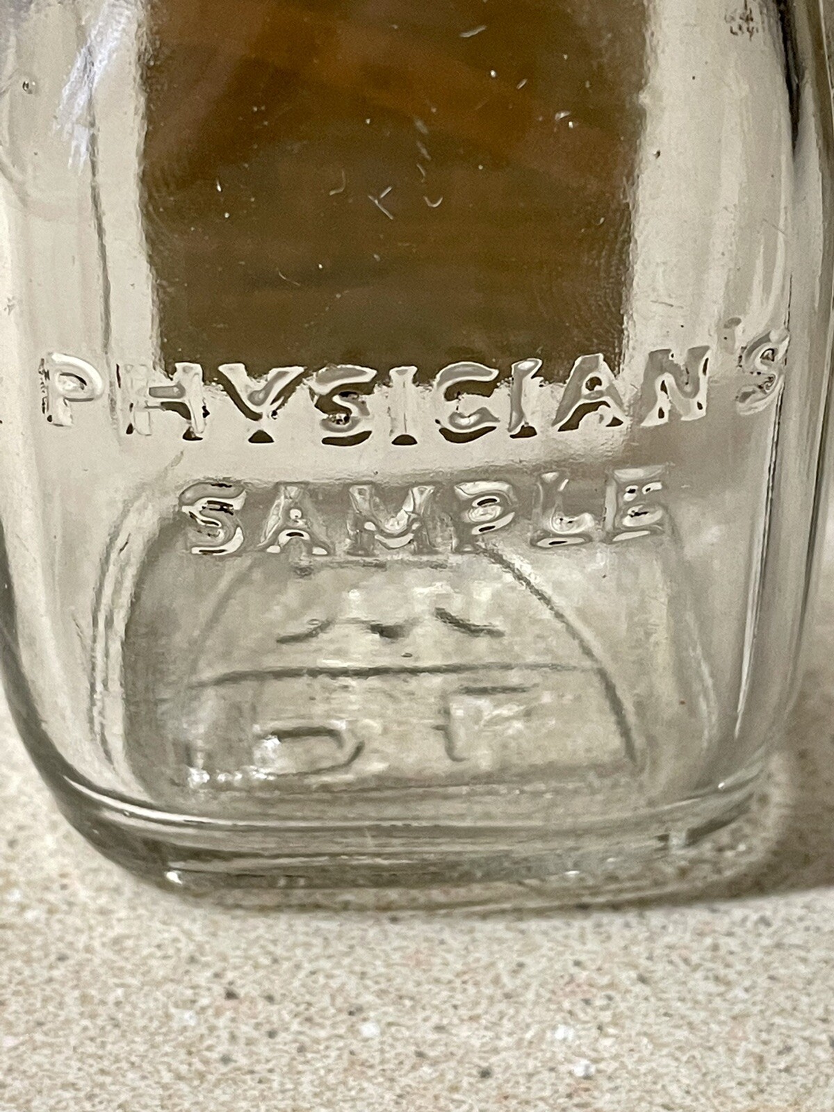 Petrolagar Laboratories Physician’s Sample Glass Jar W/ Paper Label 1940’s-50’s