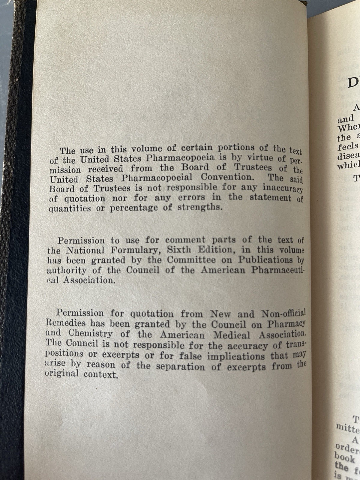 1938 Duke Hospital Formulary Medical Reference Book Pharmacy Drug Guide ephemera