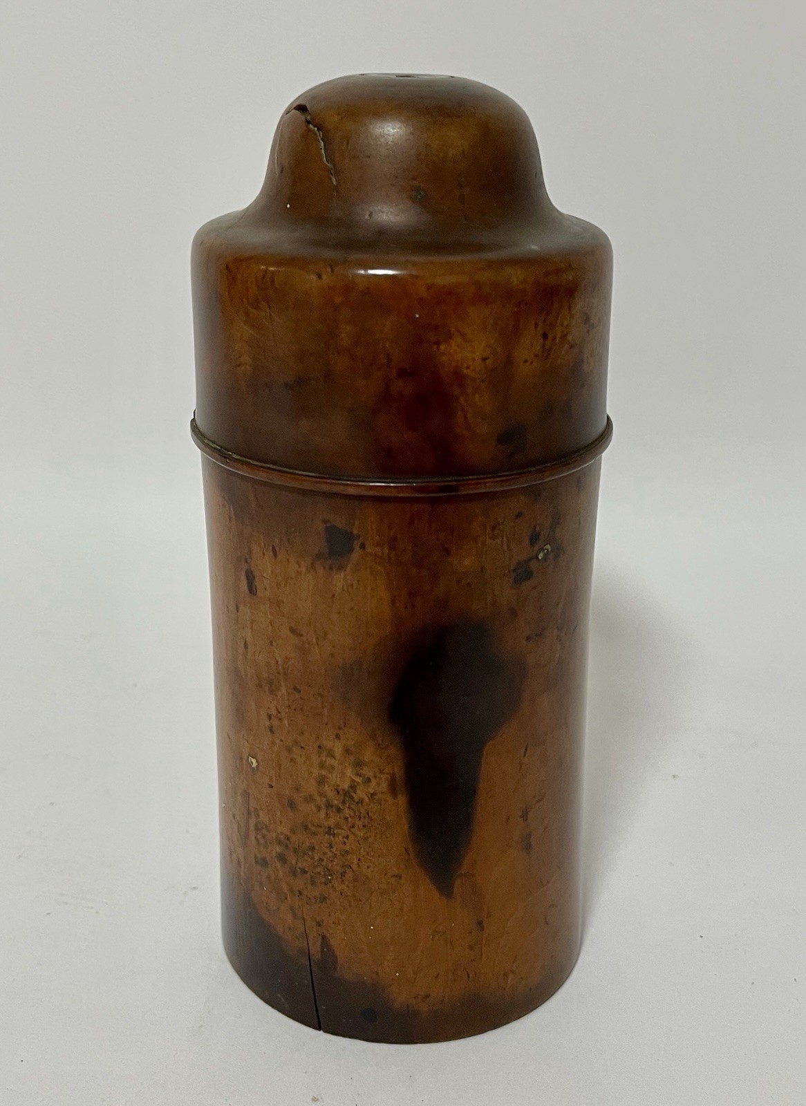 Antique Victorian Apothecary Chemist Turned Wood Sycamore Treen Bottle Holder