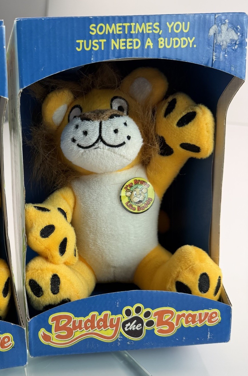 NIB 2011 Medline Buddy the Brave Plush Lion Cub Medical Promo ERASE CAUTI Mascot