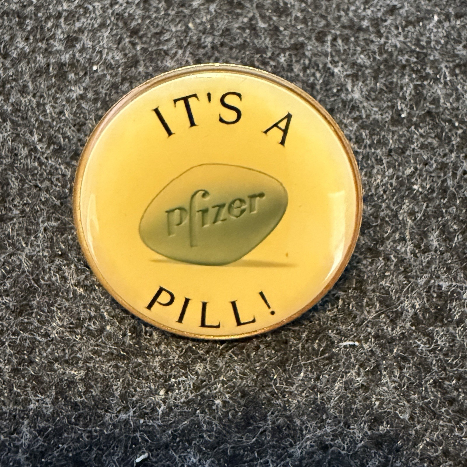 Vintage Y2K Pfizer Viagra Promo Wallet & Button Pin Lot Pharmaceutical Ephemera