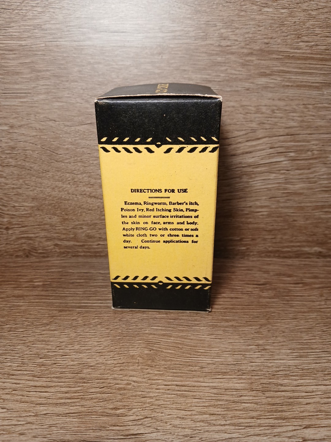 Athletes Foot Ring-Go Foot Cream Empty Box