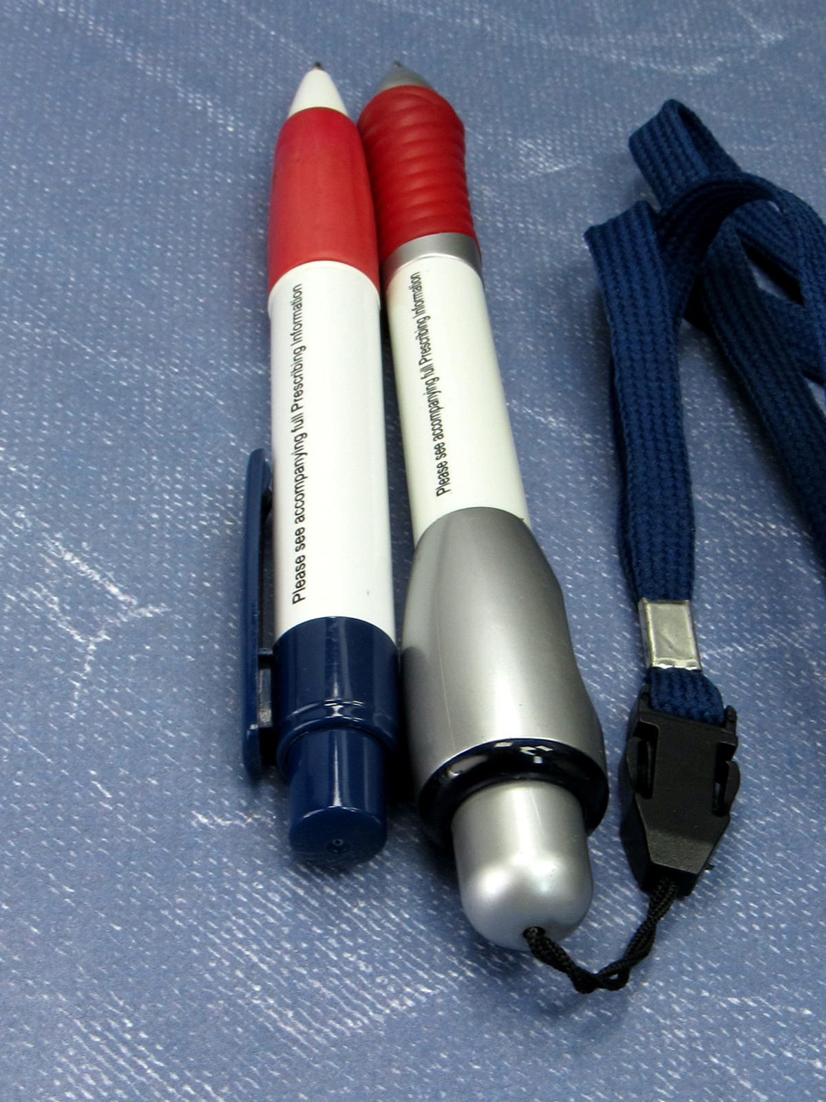 Rare Lot 2 Exforge Drug Rep Pharmaceutical Promo Advertising Pens 1 Lanyard Clip
