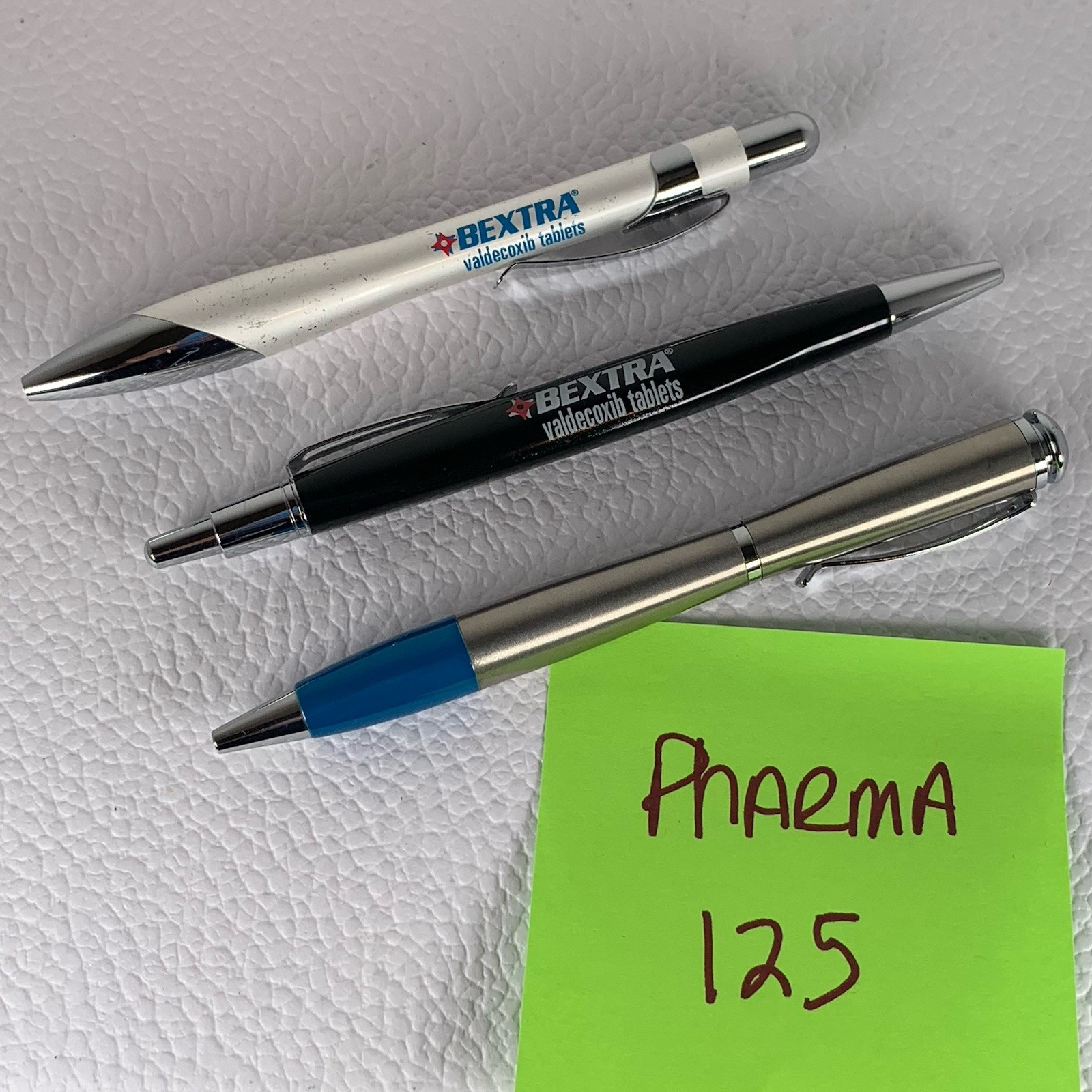 Celebrex Bextra Heavy Metal Pen Drug Rep Pharma Promo Original Owner Lot Of 3