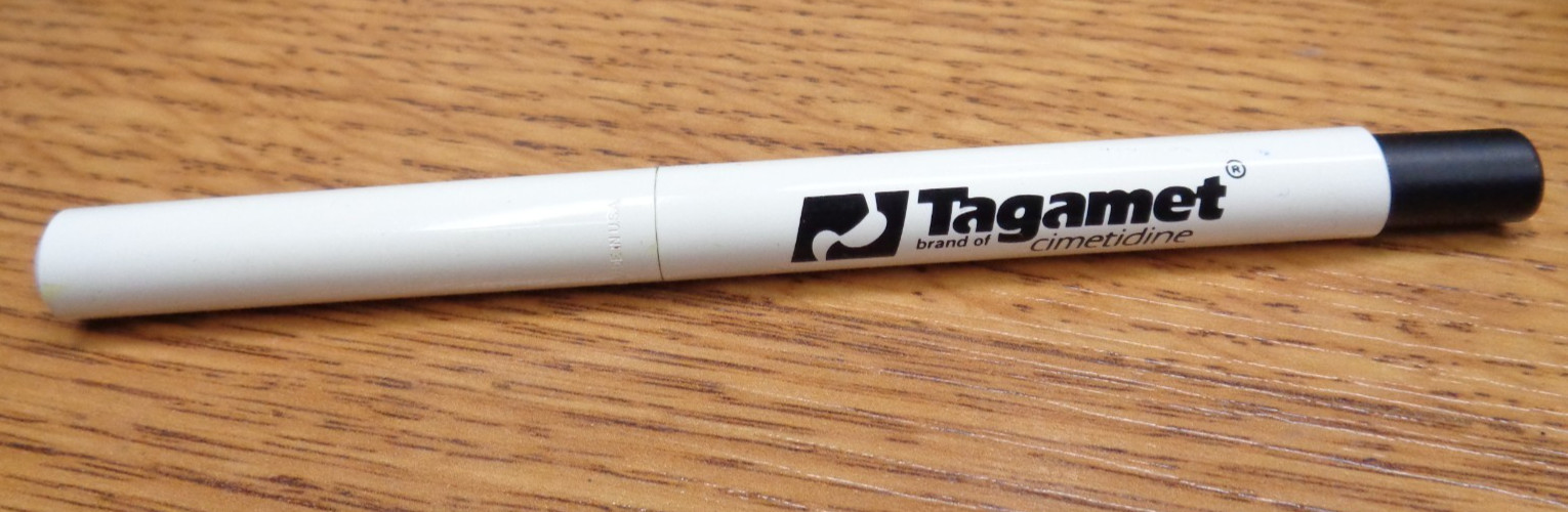 PARKER USA Pharmaceutical Drug Rep Pen TAGAMET Cimetidine TESTED / WORKS