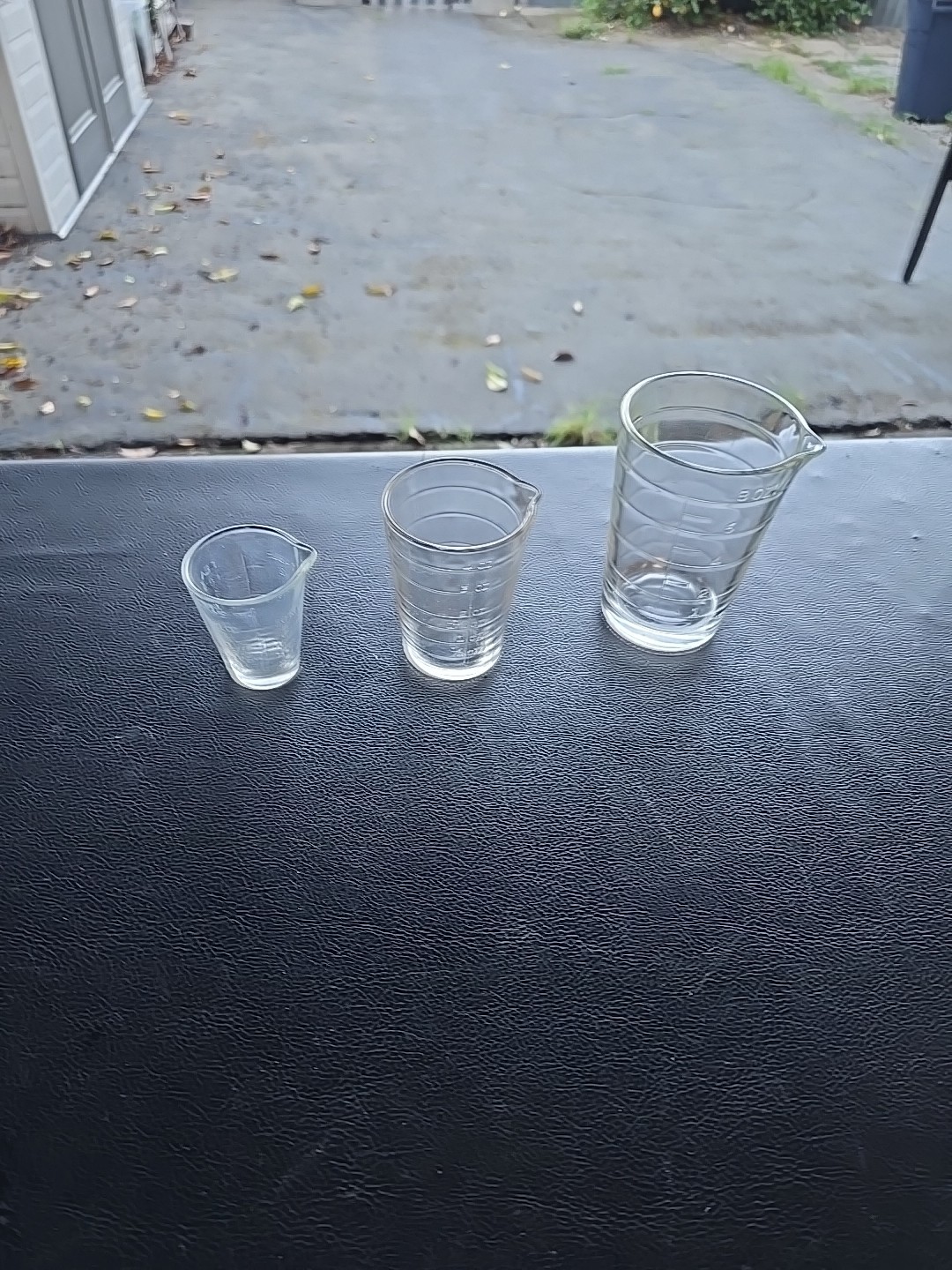 Vintage Measure Glass Cups From Pharmacy
