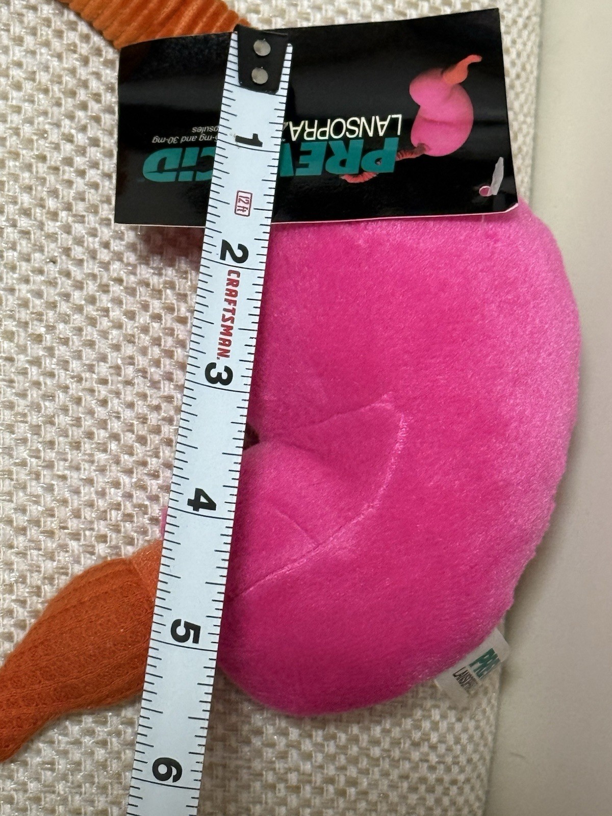 Prevacid Promotional Stomach Plush NWT
