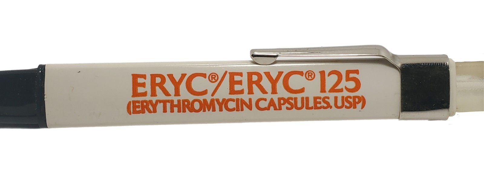 Vtg Rare Eryc (Erythrom) Pharmaceutical Advertisement Drug Rep Pen Works